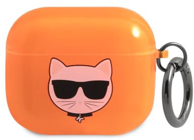 KARL LAGERFELD KLA3UCHFO hülle für AirPods 3 orange Choupette