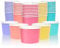 Coupes en Papier MATICAN pour Glaces, 50-Pack, Bols Jetables de 9 oz pour Desserts Chauds et Froids, 5 Couleurs Pastel