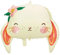 Folienballon Hase 50x45cm Partyballons