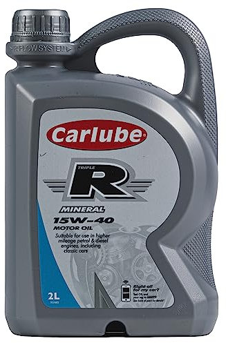 Carlube Triple R 15W-40 ACEA A3/B4, API SN High Mileage Semi Synthetic Engine Oil 2L
