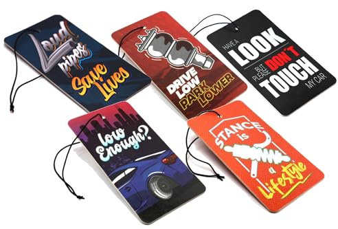 5x Set Duftbaum Auto Duft Air Freshener Lufterfrischer Set Parfüm New Car