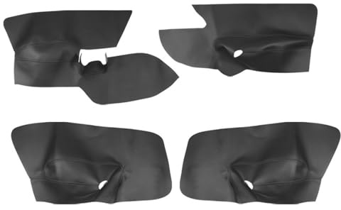 Accessoire Voiture Tuning pour VW pour Golf 5 pour Jetta 2005–2009 Couverture Panneau Porte Cuir Microfibre LHD Garniture Autocollante pour Accoudoir Porte Voiture Voiture Accessoires (Couleur : 4pcs