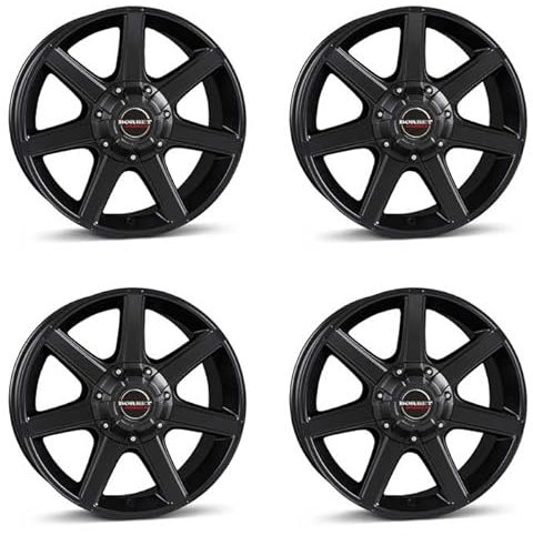 4x Borbet Felgen CWE 8x17 ET20 6x139,7 black matt kompatibel mit Toyota Hilux Landcruiser