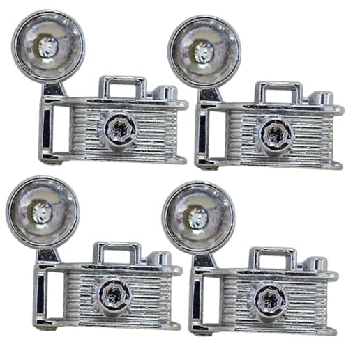 JOINPAYA 4stücke Miniatur Kamera Modell Retro Design Für Puppenhaus Deko Realistische Mini Kamera Für Miniaturzimmer Kreative Accessoires Hochwertige Handwerkskunst Für Spielzeughäuser