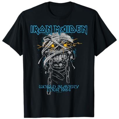 Iron Maiden - Powerslave Head Mummy Black T-Shirt