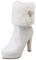 EJIMUQO Pensierini Natale Stivali Neri Stivaletti Bassi Donna Con Tacco Stivali Da Neve Donna Impermeabili Scarpe Donna Stivaletti Pelle Stivali Alti Donna Con Tacco Largo