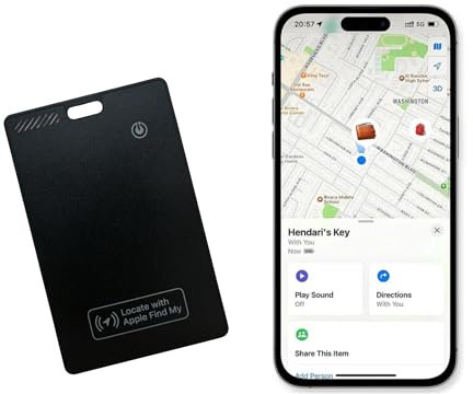 Tagit Wallet Tracker and Finder, Rechargeable Battery with Long Life, Works with Apple Find My app (iOS Only) 2 Pack
