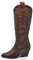 IF Fashion Stivali Cowboy Western Texani Scarpe da Donna A Punta Camperos GA021 brown N.39