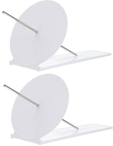 MOLUCKFU 2st Zeit Messgerät Wissenschaftliche Sonnenuhr Sonnenschatten Uhr Sonnenuhr-Modell Desktop-Ornament Nautisches Tragbares Sonnenuhrmodell Alte Sonnenuhr Album Plastik