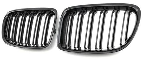 OQRDVVTT Front Kühlergrille Für B&MW X1 E84 2010-2015 Sport-Grill In Schwarz Für Die Vordere Stoßstange Doppellamellengitter Nierengitter Front Bumper Grille