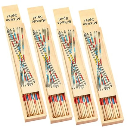 SUPVOX Recogida De Palos De Madera Cajas De Educativos para Desarrollo De Habilidades y Coordinación y Fiestas