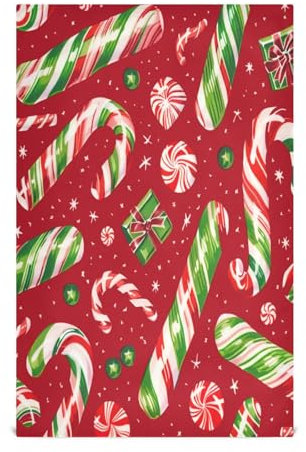 RPLIFE Handtücher, Weihnachtsmotiv, 71,1 x 45,7 cm, saugfähig, bedruckt, 6 Stück