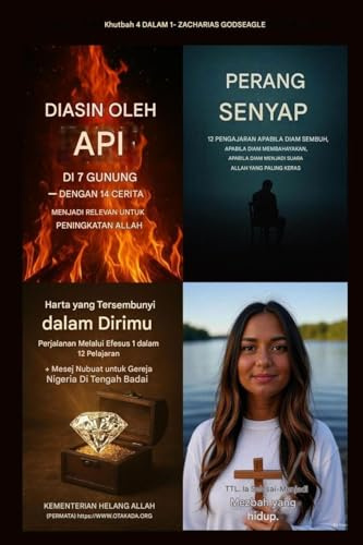 Khutbah 4 dalam 1 oleh Zacharias Godseagle dengan pautan Audio: : Diasinkan oleh Api di 7 Gunung dengan 14 Cerita- Menjadi Relevan untuk Peningkatan ... Senyap; Ia Adalah Selesai: Menjadi Altar Hid