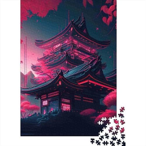 Pagoda Tree Night Jigsaw Puzzle, 1000 Pcs For Adults