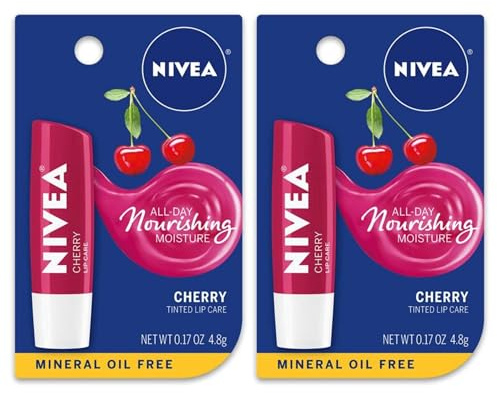 Nivea NIVEA Lip Care Balm Cherry - .17 oz, Pack of 2
