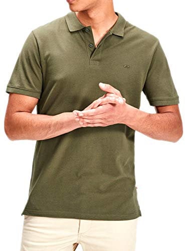 Jack & Jones Men's Jjebasic Noos Polo Shirt, Green (Olive Night Detail: Slim Fit), XS UK