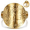 BOBIJOO Jewelry - Bague Marianne cintrée Napoléon Chevalière Femme Acier Inoxydable Plaqué Doré Or - 63 (10 US)