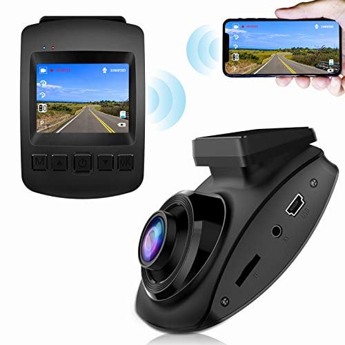 2023 Neue CHORTAU Dashcam WiFi Sony Sensor Full HD 1080P, 2 Zoll Bildschirm 170 ° Weitwinkel, Auto Kamera mit Notzeichnung, Loop-Aufnahme, Park-Monitor, Bewegungserkennung, LCD,
