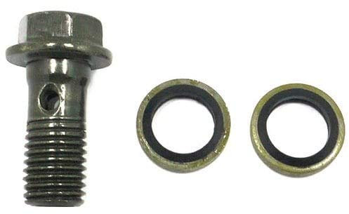 HaiMa 2Pcs Pit Dirt Bike Huile Refroidisseur Hydraulique Frein Banjo Vis 70-200Cc-Bronze 8Mm