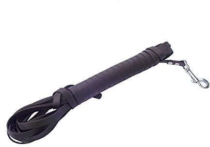 MJH BioThane Schleppleine 3m lang/9mm breit in versch. Farben u. Längen (braun)