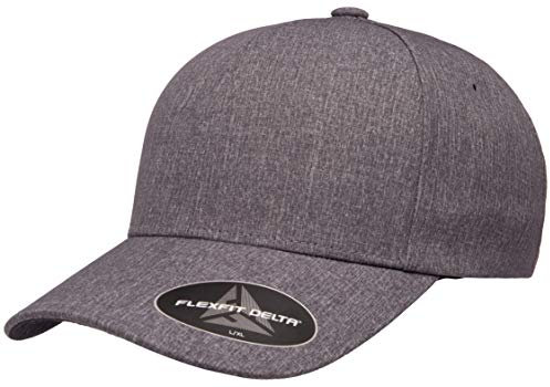 Flexfit Unisex Delta Seamless Carbon Cap Verschluss, Melange Blue, S-M