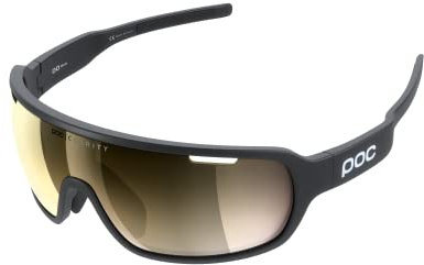 POC Do Blade Sonnenbrille - Die Sportbrille bietet optimale Sicht bei allen Bedingungen,Uranium Black,Einheitsgröße