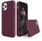 SURPHY Liquid Silicone Case Compatible with iPhone 11 Pro Max Case, Soft Rubber with Microfiber Cloth Lining Full Body Design Shockproof Case for iPhone 11 Pro Max 6.5, Plum