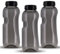 Kavodrink 3 x Tritan Trinkflasche 0,5L Wasserflasche schwarz Sportflasche BPA frei Flasche 500ml