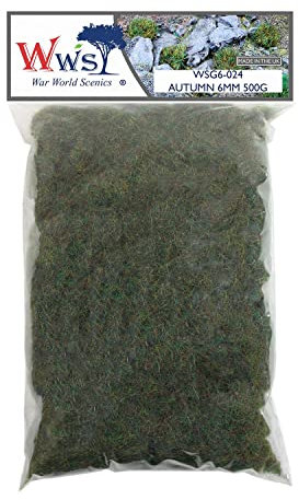 WWScenics | 6mm Hierba Estática Otoño| 500g | WSG6-024 | Material de Modelismo