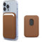 WALLFID Magsafe Wallet Leather Compatible with iPhone 15/14/13/12 Pro/Max/Plus/Mini/,Card Holder with RFID and Mag-Safe Magnet (Saddle Brown)