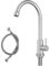 CECIPA Grifo de agua fría para cocina, solo agua fría con tuercas de acero inoxidable 304, grosor de placa de hasta 4 cm, grifo de agua fría con manguera de conexión de 60 cm, 1 grifo de cocina para