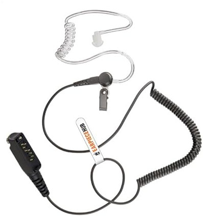 Listen only Covert Acoustic Tube Earpiece for Sepura STP8000 STP9000 Multi-Pin Radio