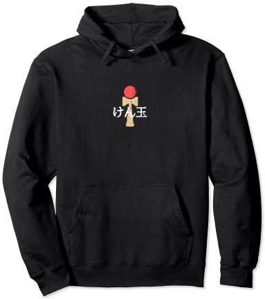 Kendama Merch - Japanische Buchstaben Pullover Hoodie