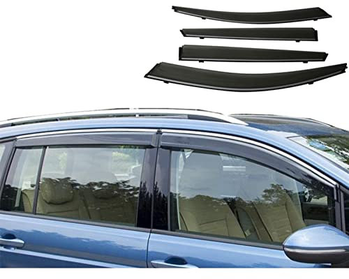 AMPACO Autofenster Windabweiser Visier für VW Touran L 2016-2021, Vorn und Hinten Regenabweiser Autofenster Regenschutz Seitenscheiben Fenster Vent Visiere Abweiser