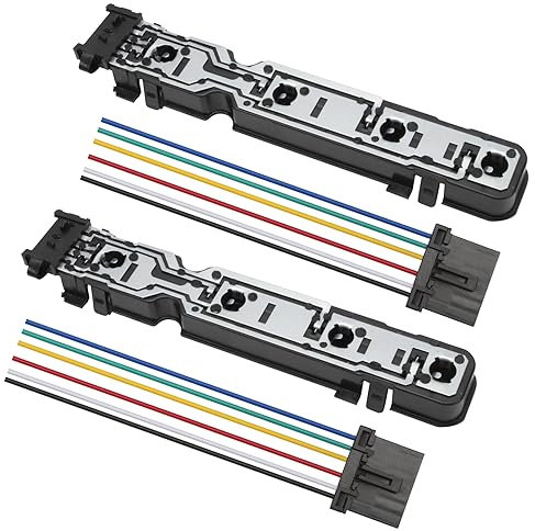 ZEALfix 2 PCS Rear Light Lamp Bulb Holder Socket with Wire Loom for Ford Transit Mk6 MK7 2000-2014 Accessories 1681537 6C1113N004AB 1102440