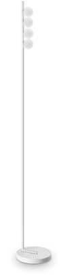 Ideal Lux PING PONG 4-flammige Stehleuchte mit mehreren Armen, Weiß, 1000 lm, 3000 K