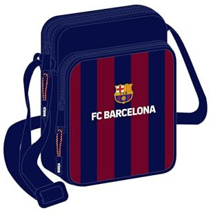 Safta M672-612429672, Umhängetasche mit Außentasche, Unisex, Kinder, Marineblau/Kastanienbraun, Standard, Marineblau/Granat, Estándar