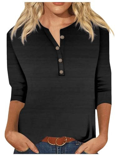 XTBFOOJ Tunika Kleid Damen elegant leinenbluse Damen Langarm weiß Damen Tshirt elegant Langarm Crop top y2k Stern Bluse mit Spitze Longshirt Damen leinen Tunika