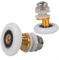 Smooth Sliding Glass Door Wheels, 4pcs Set, Ideal for Shower Cabins and Steam Cabin Enclosures (25mm)