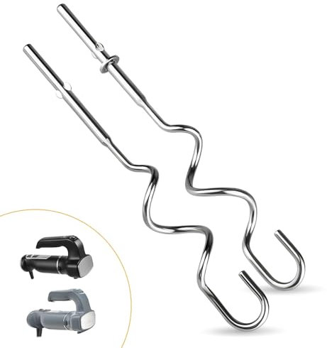 XSKDOUGHHK Dough Hook Fits for Ninja Mixer, Power Mixer System (CI100 Series) for Ninja Blender Accessories, Stainless Steel Foodi Accessories