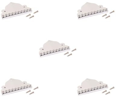 5 set Mandolin Tailpiece Spare Parts Fittings Metal String Pulling Board Mandolins Component Replace Part Music Instrument Replacement