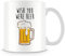 Wish You were Beer - Funny Pun Mug, Ceramic, 11oz