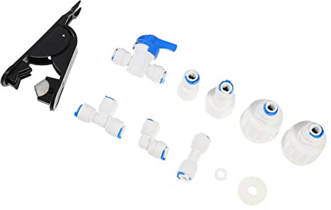 ARTIBETTER 1 Set Ice Maker Hose Connector Kit White Water Line for Fridge Ice Maker Fitting Kit
