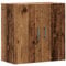 vidaXL Wandschrank Altholz-Optik 60x31x60 cm Holzwerkstoff, Schrank, Hängeschrank, wandmontierter Vitrinenschrank, Aufbewahrungsschrank