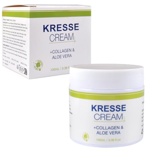 Bio Kressesalbe gegen Altersflecken - Antioxidative Gesichtscreme mit natürlichen Wirkstoffen für glatte Haut, reduziert Pigmentflecken & Falten, 100ml