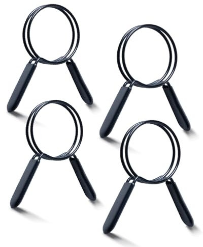 POWERTEC 3 Inch Double Loop Hose Clamps for Dust Collection Hose and Dryer Vent Hose, Quick Release Spring Clamps for Dust Collector and Dust Collection Fittings, 4 Pack (70409-P2)