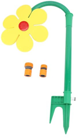 Tanzender Blumen-Wassersprinkler, Doppelpfahl-Design, Einfache Einrichtung, Ideal für die Gartenbewässerung und Gewächshauskühlung
