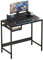 DOSDIOS Gaming Computer Desk, 80x42cm Home Office Desk with Storage Shelf, Writing Table with Monitor Stand