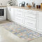 CARPETIA Küchenläufer Küchenteppich Küchenmatte Küchenvorleger Fliesenoptik modernes Design rutschfest & waschbar 100 x 200 cm