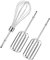 3 piezas de repuesto de batidor de acero inoxidable con textura para batidoras de mano, uso multifuncional para cocinar y hornear